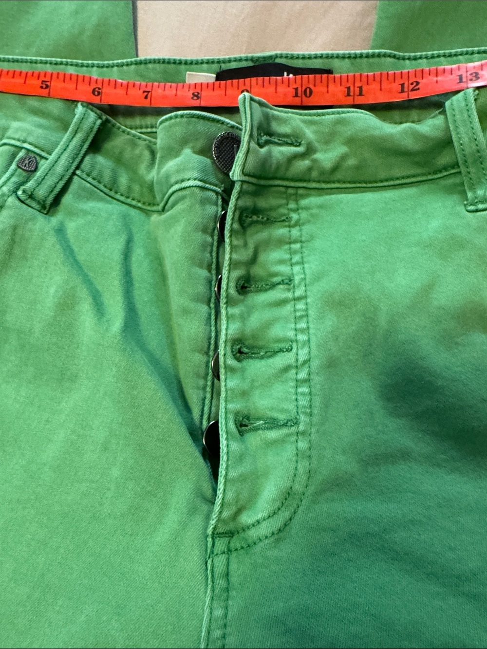 Kut from the Kloth Bright Green Cropped Pants (13) - Picture 4 of 8